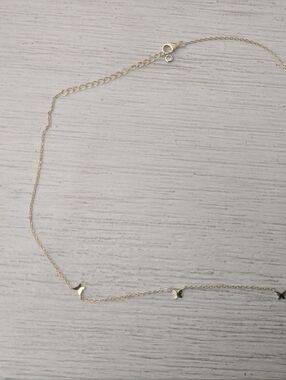 Delicate Gold Butterfly Necklace - Women's Jewelry